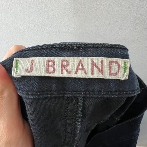 J BRAND Blue Dark Wash Cotton Blend Low-Rise Olympia Skinny Denim Jeans Size 29 - Picture 6 of 9